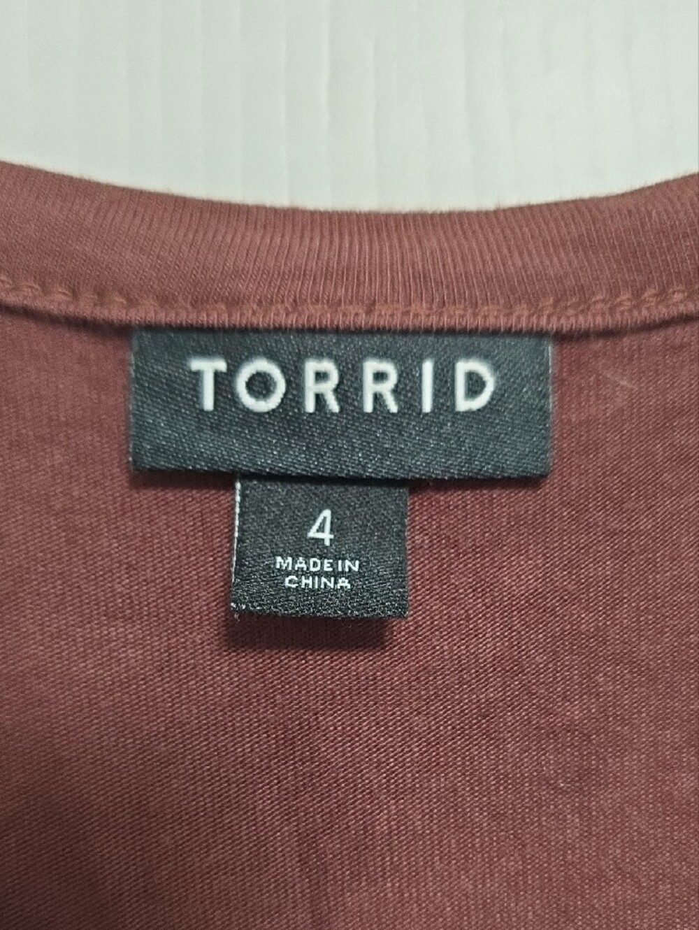 torrid Wine Henley Midi Dress - Picture 2 of 4